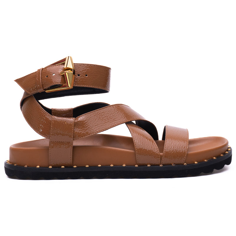 Tan Strappy Sandals