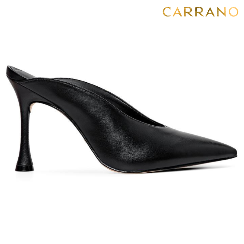 Black Slide Heels