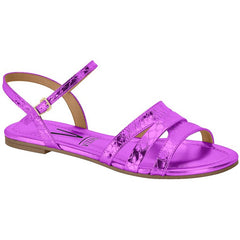 Purple Strappy Sandals