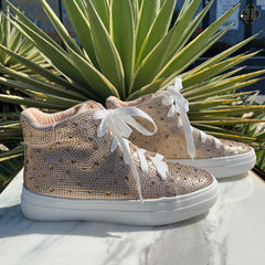 Rose Gold Studs Sneakers