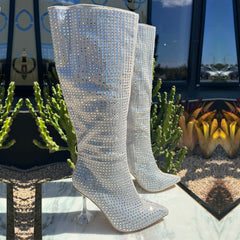 Silver Studded Boots