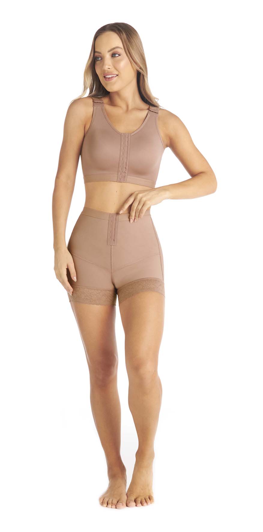 Beige Shapewear Shorts