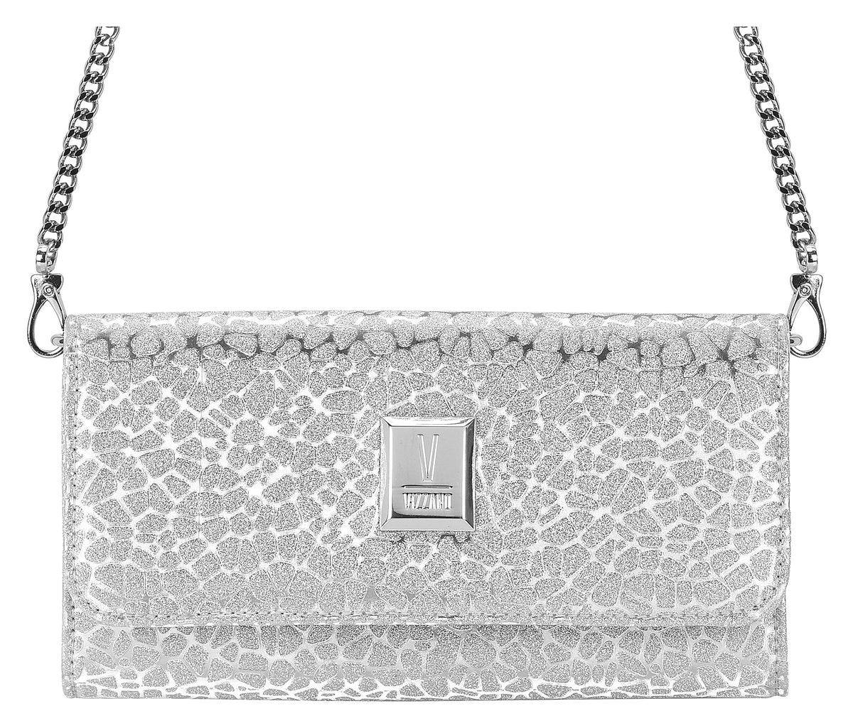 Silver Textured Purse