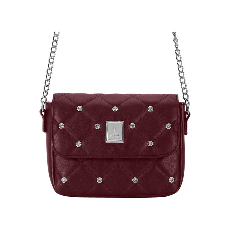 Burgundy Studs Bag