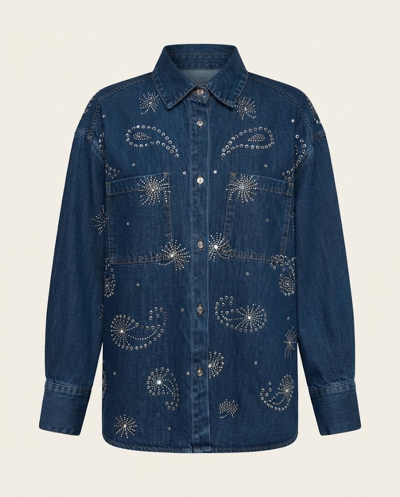 Paisley Denim Shirt