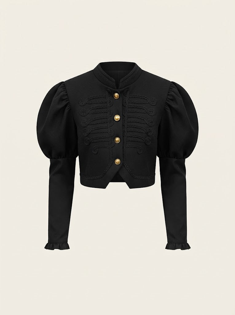 Detailed Military Jacket