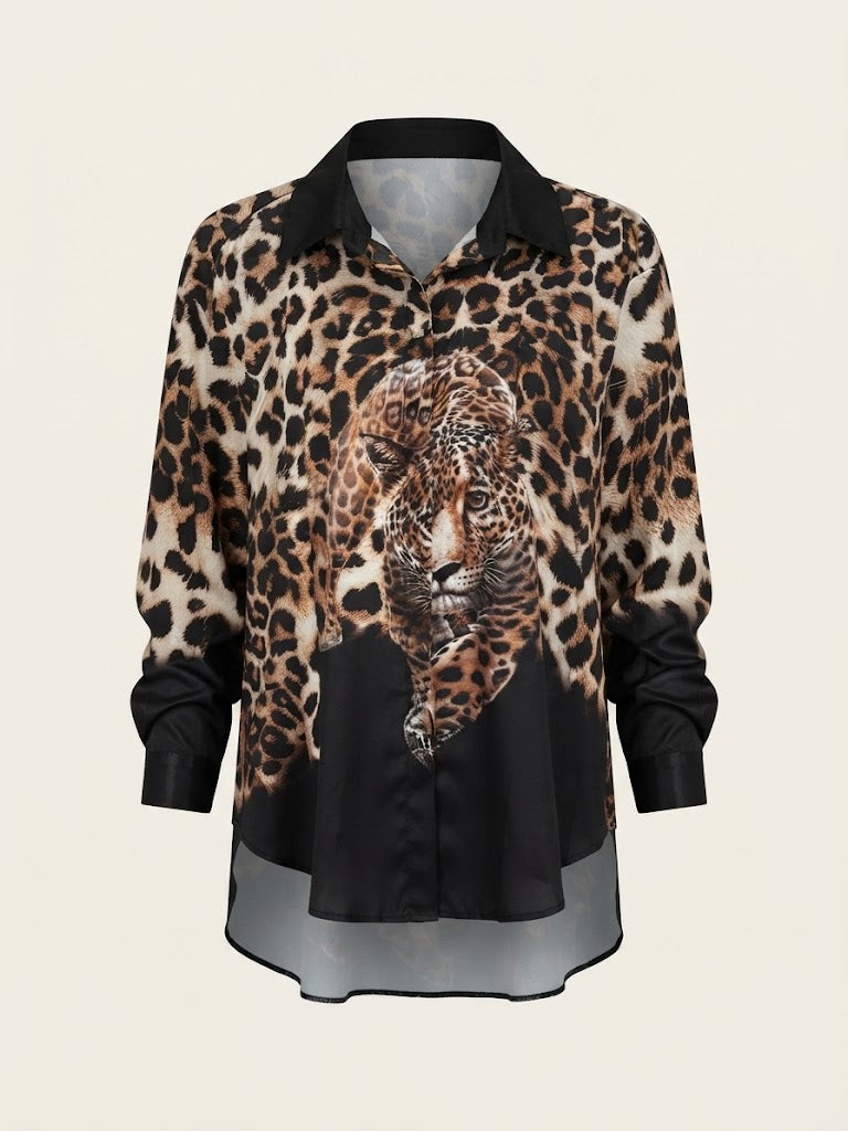 Leopard Print Blouse