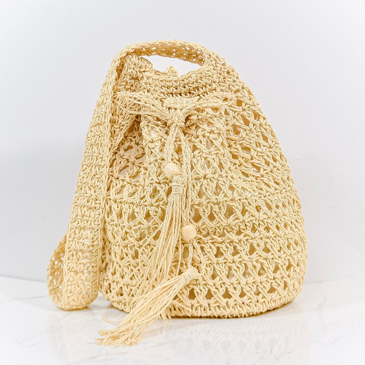 Woven Bucket Bag