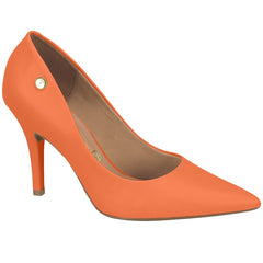 Orange Pointy Heels