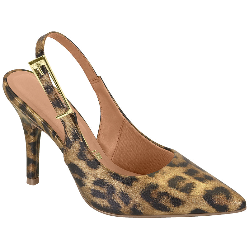 Leopard Print Slingback Heels