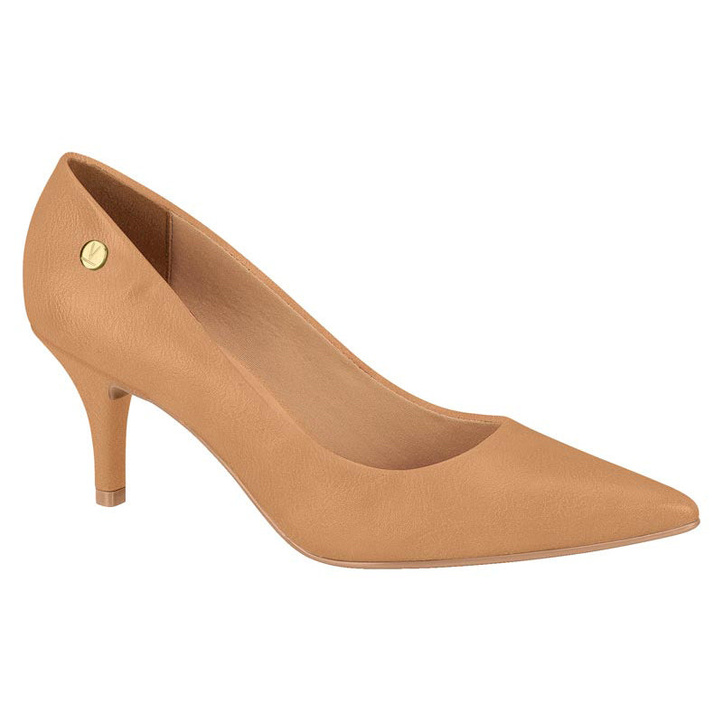 Tan Pointy Low Heels