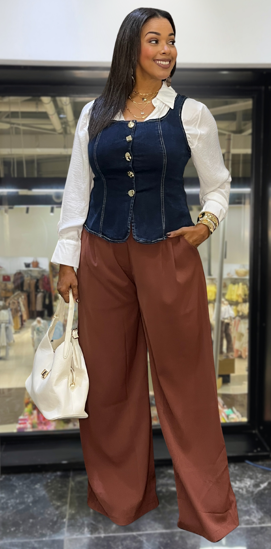 Brown Pants