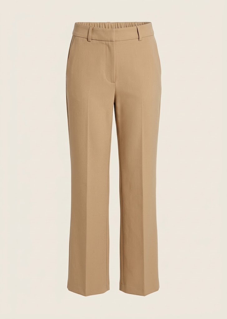 High Waisted Flare Trousers