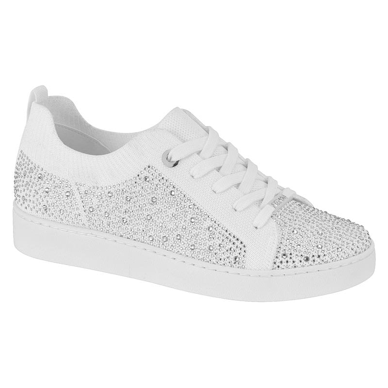 White Studded Sneakers