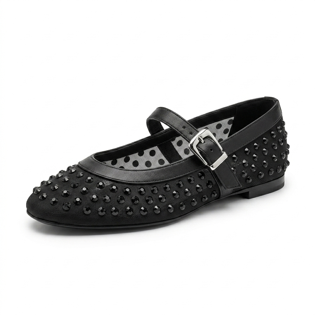 Sheer Studded Shoes