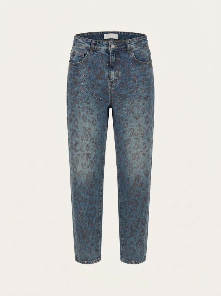Leopard Print Jeans