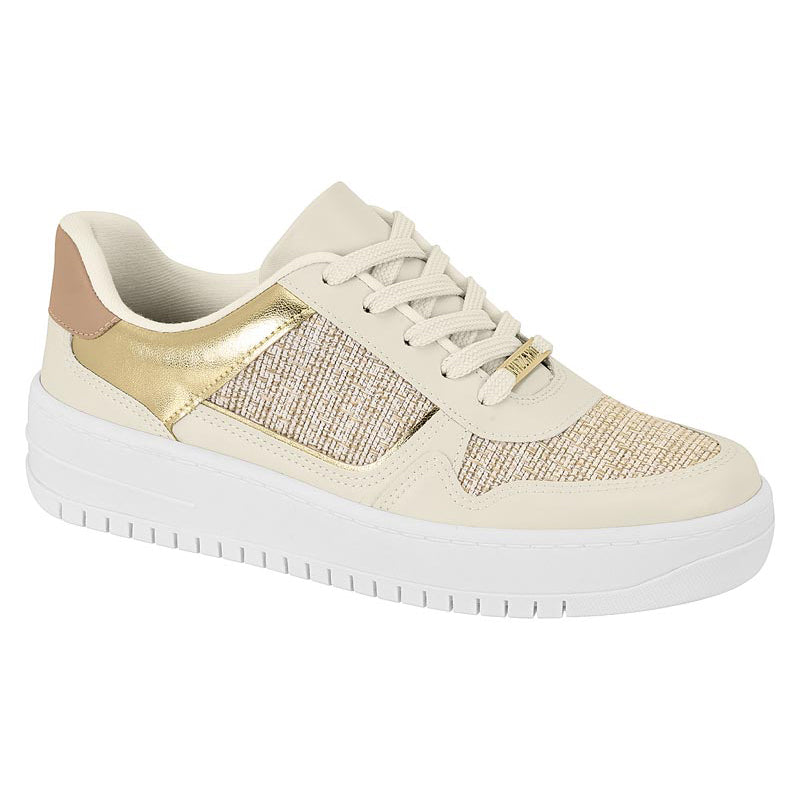 Gold and Creme Sneakers