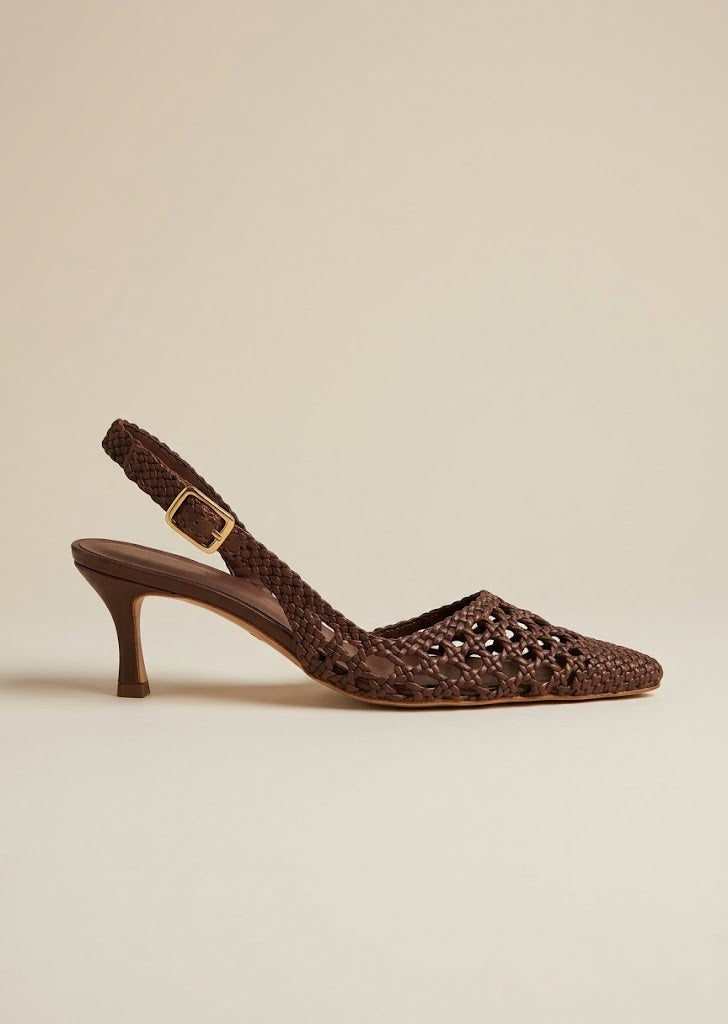 Mocha Knit Heels