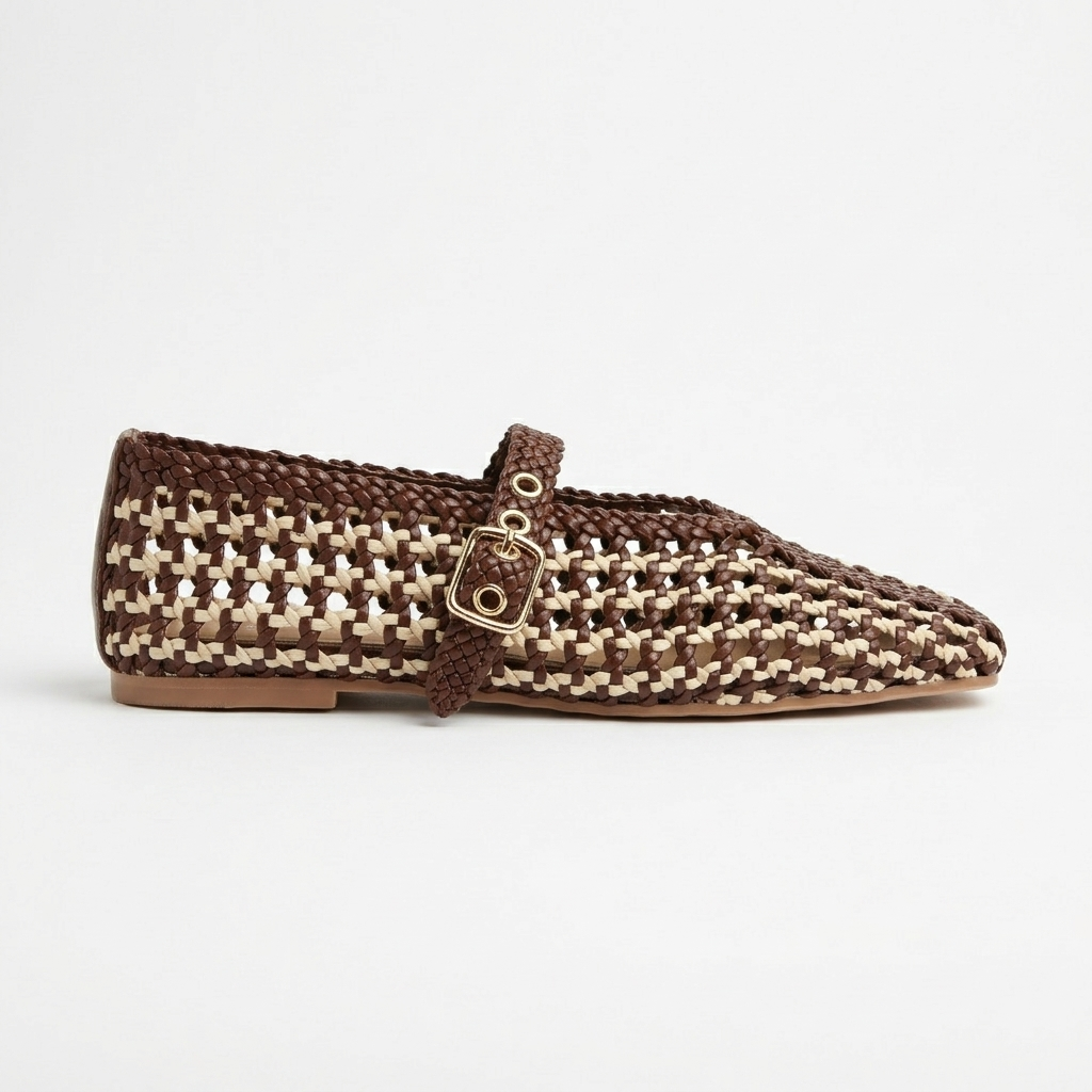 Woven Strapped Shoes