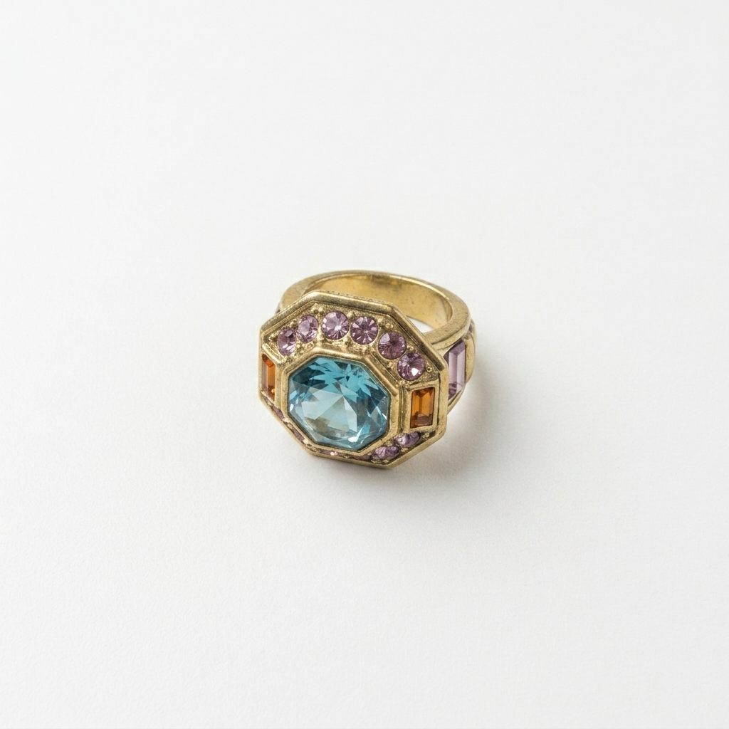Blue Detail Ring