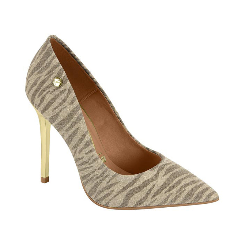 Gold Animal Print Heels