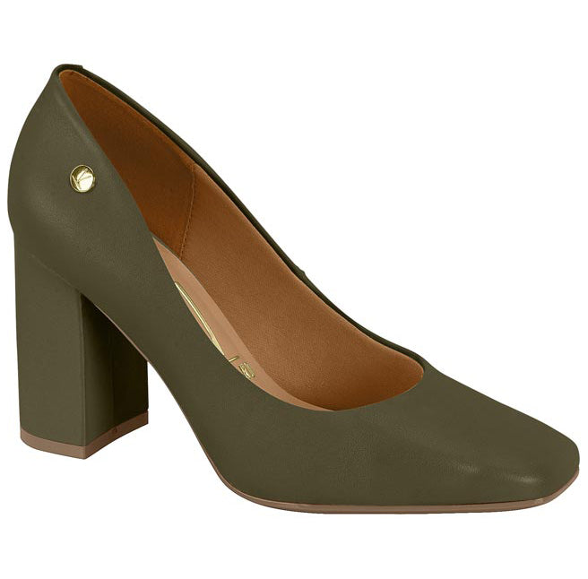 Olive Mid Block Heels