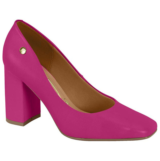 Fuchsia Mid Block Heels