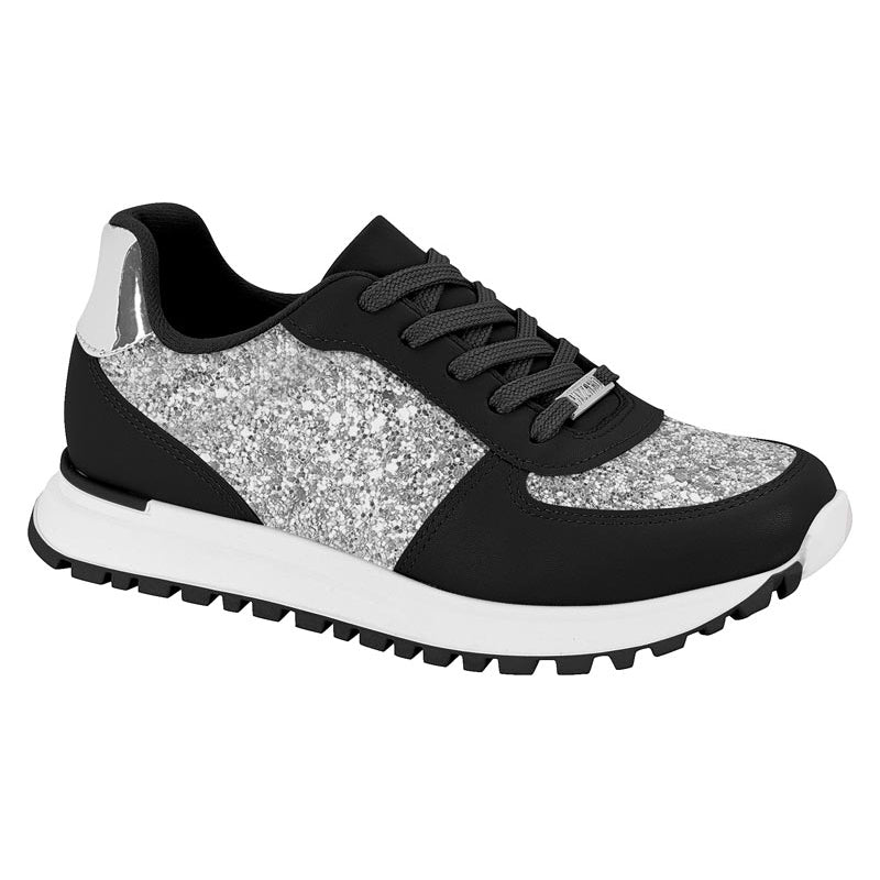 Black Glitter Sneakers