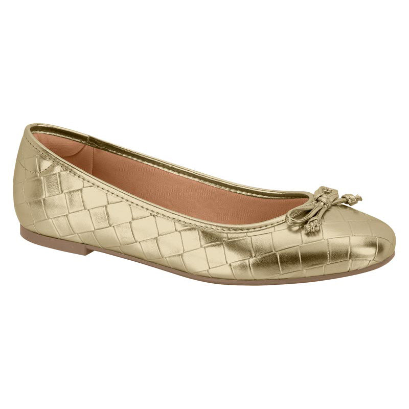 Gold Textured Flats