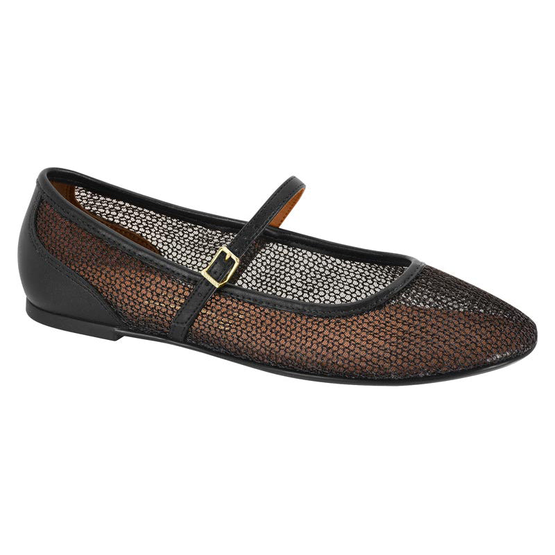 Black Mesh Flats