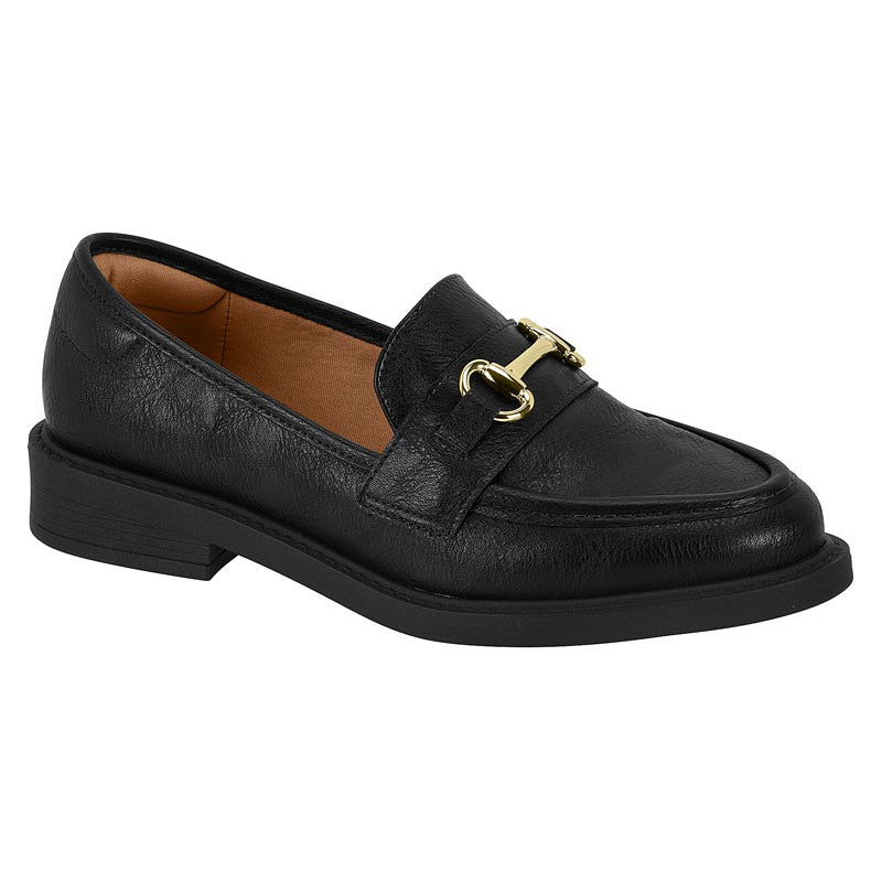 Gold Detail Black Shoes