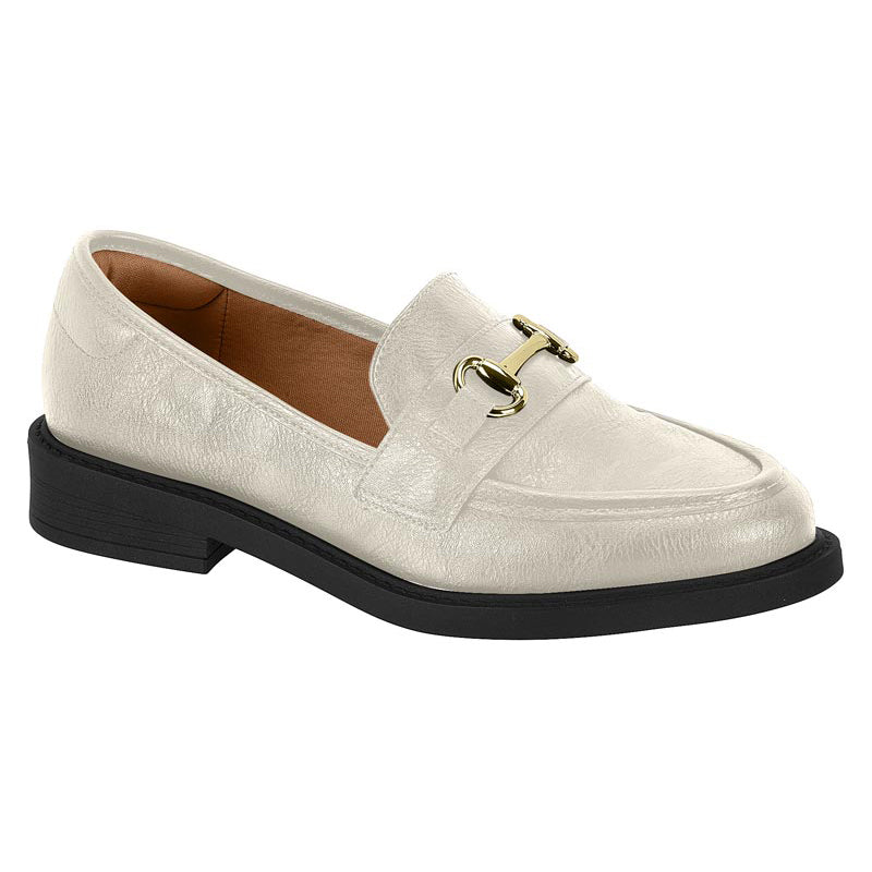 Gold Detail White Shoes