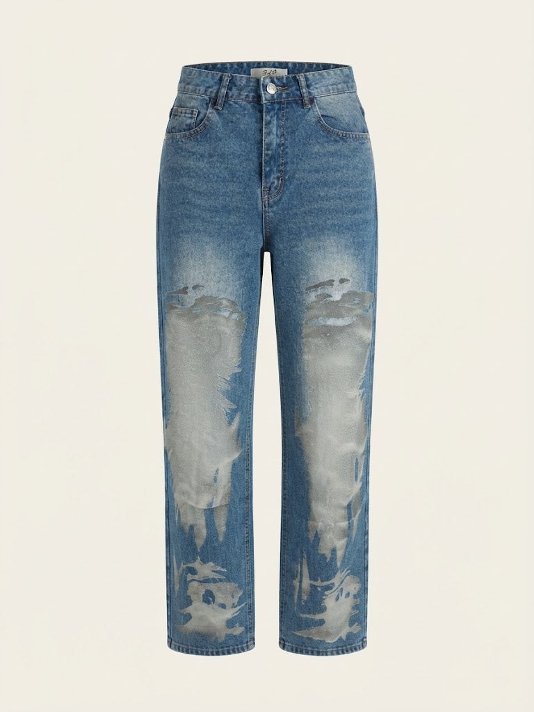 Detailed Denim Jeans