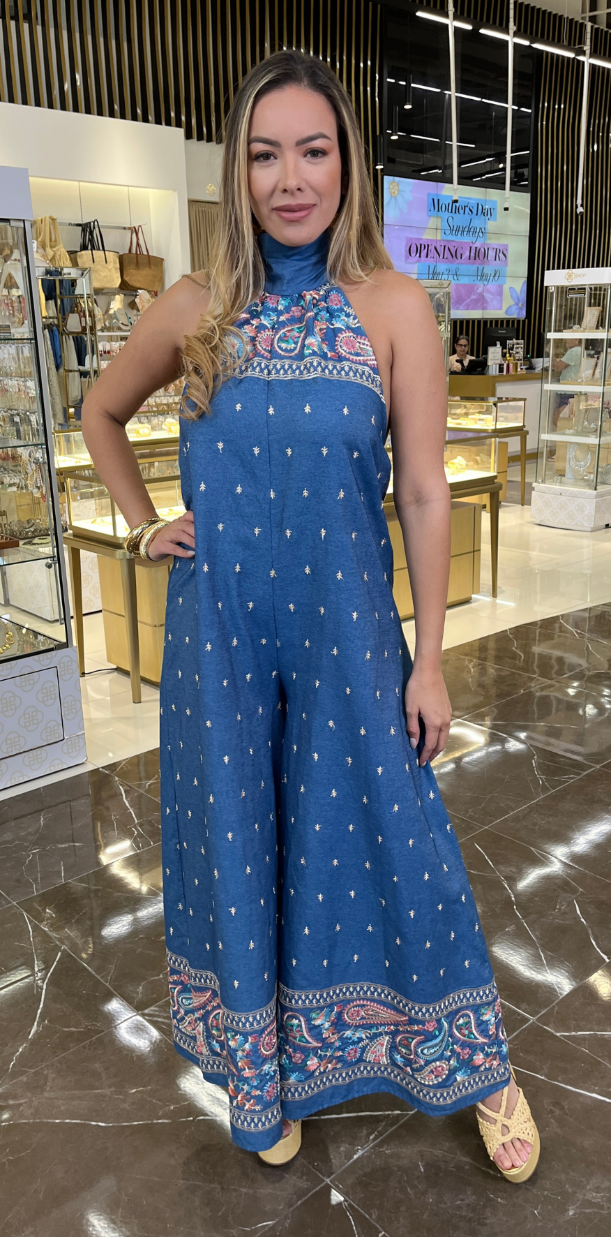 Denim Blue Jumpsuit