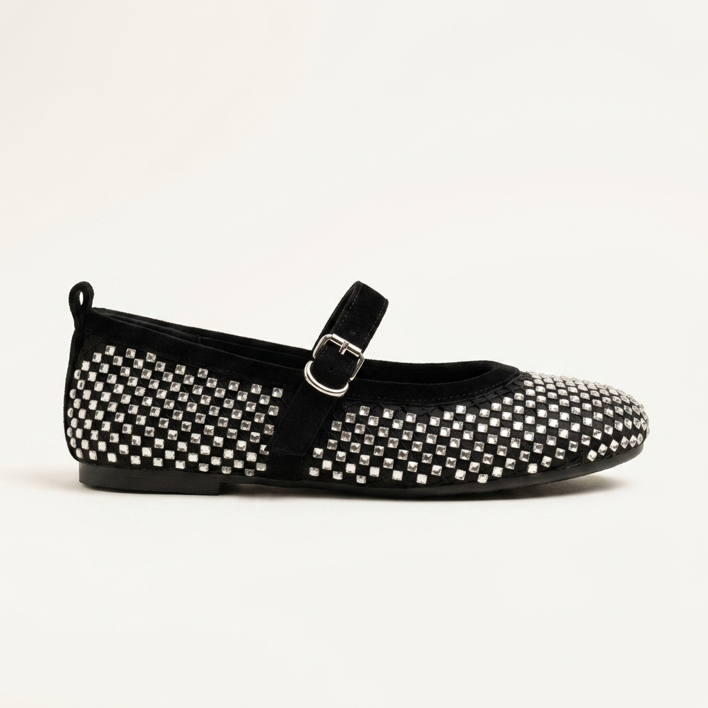 Black Studded Shoes