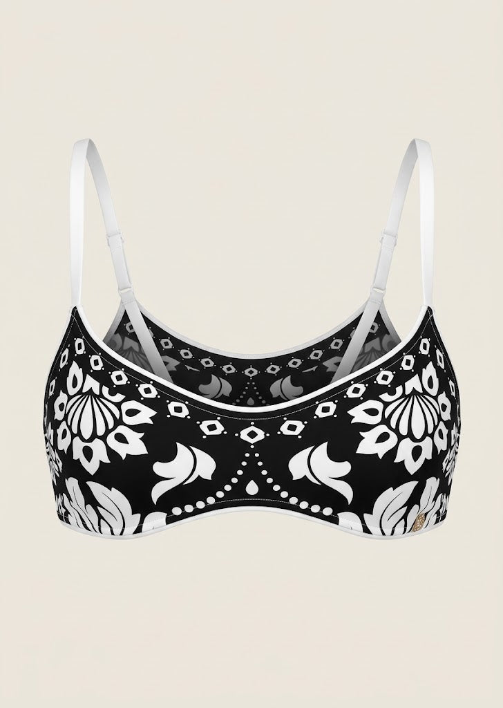 Bandana Print Bikini Top