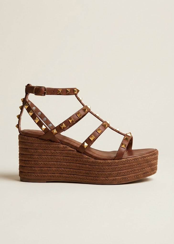Studded Caged Wedges