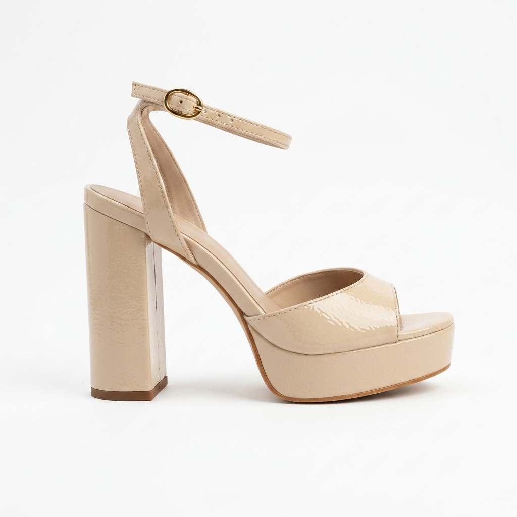 Creme Platform Heels