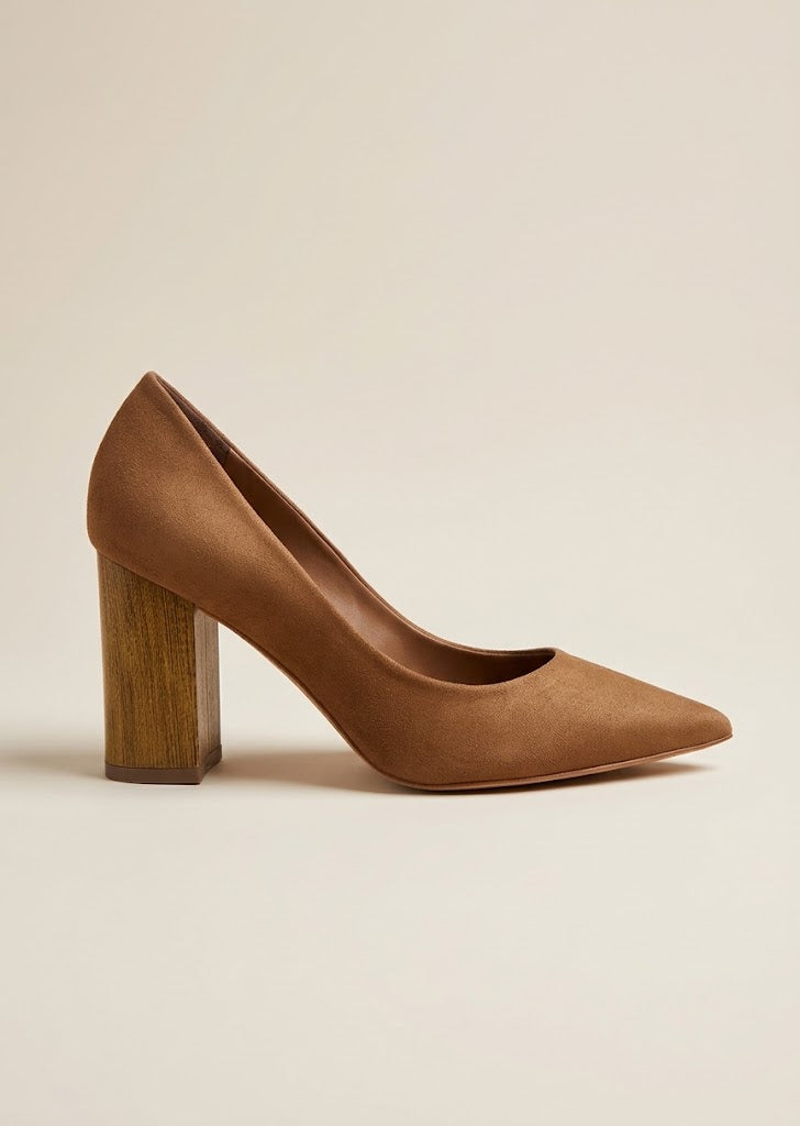 Pointy Block Heels