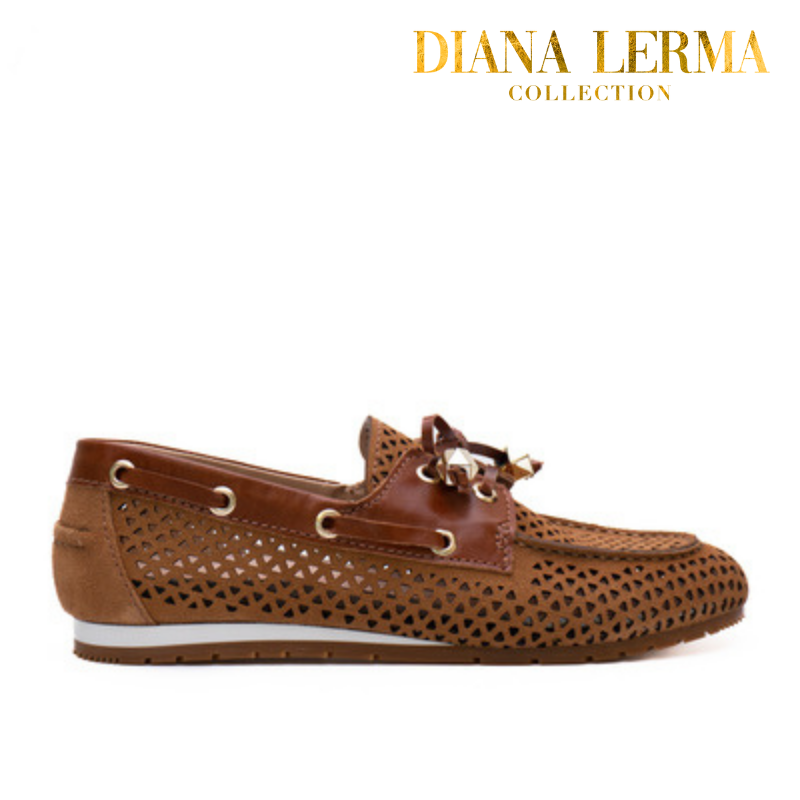 Gold Detail Mocha Shoes