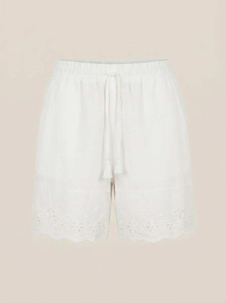 Linen Drawstring Shorts