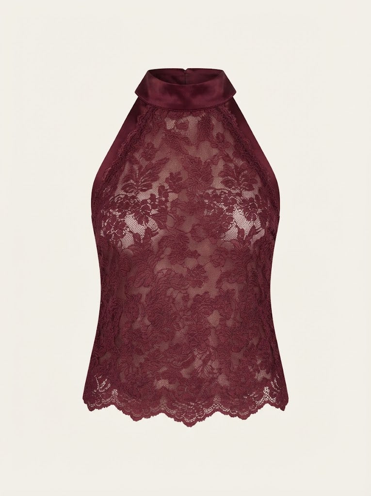 Bohemian Lace Halter Top