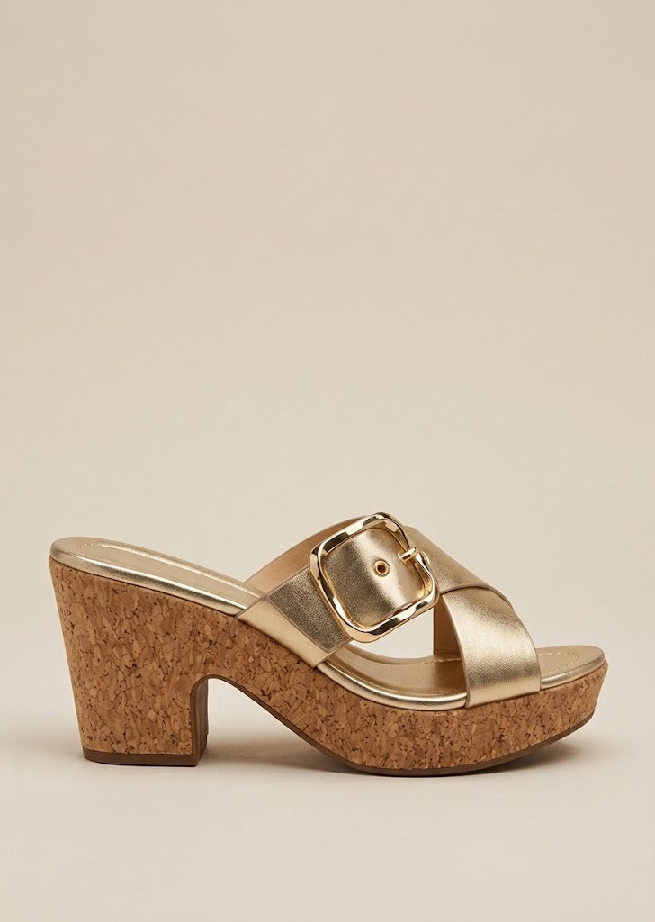 Low Slide Block Heels