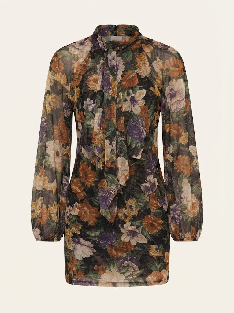 Floral Print Minidress