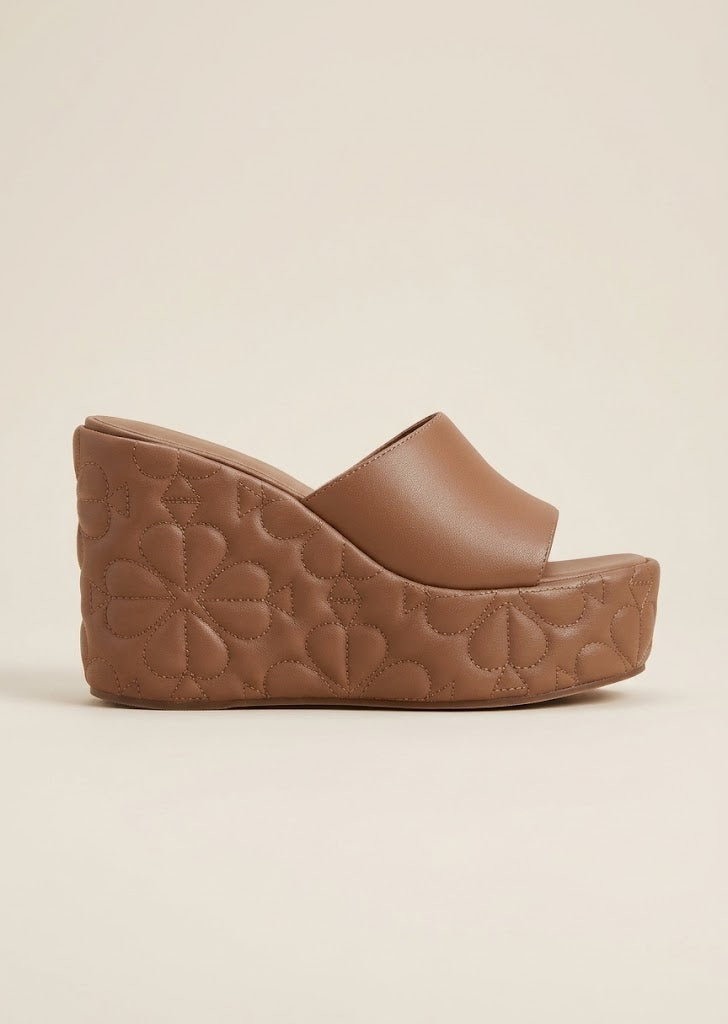 Mauve Slide Wedges
