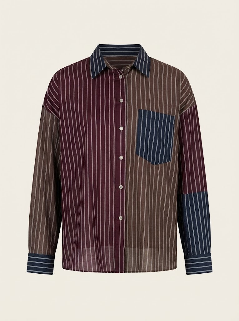 Patchwork Stripe Shirt