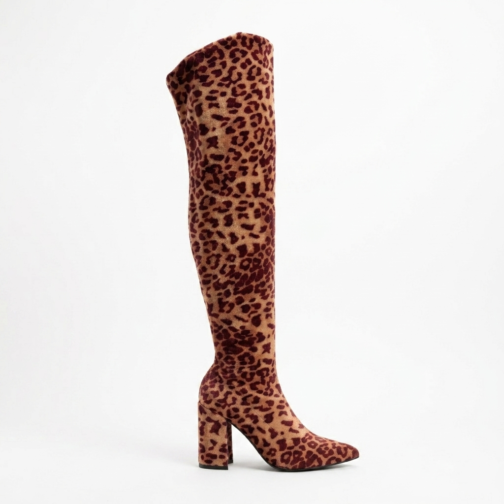 Leopard Print Boots