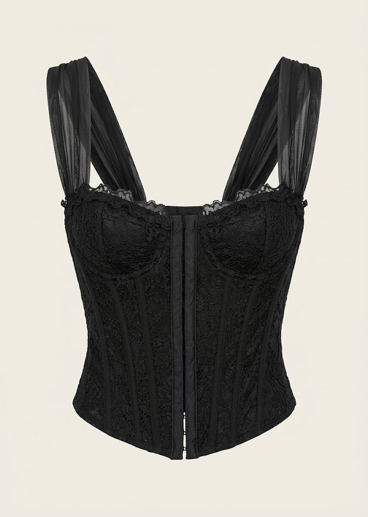 Lace Bustier Corset Top