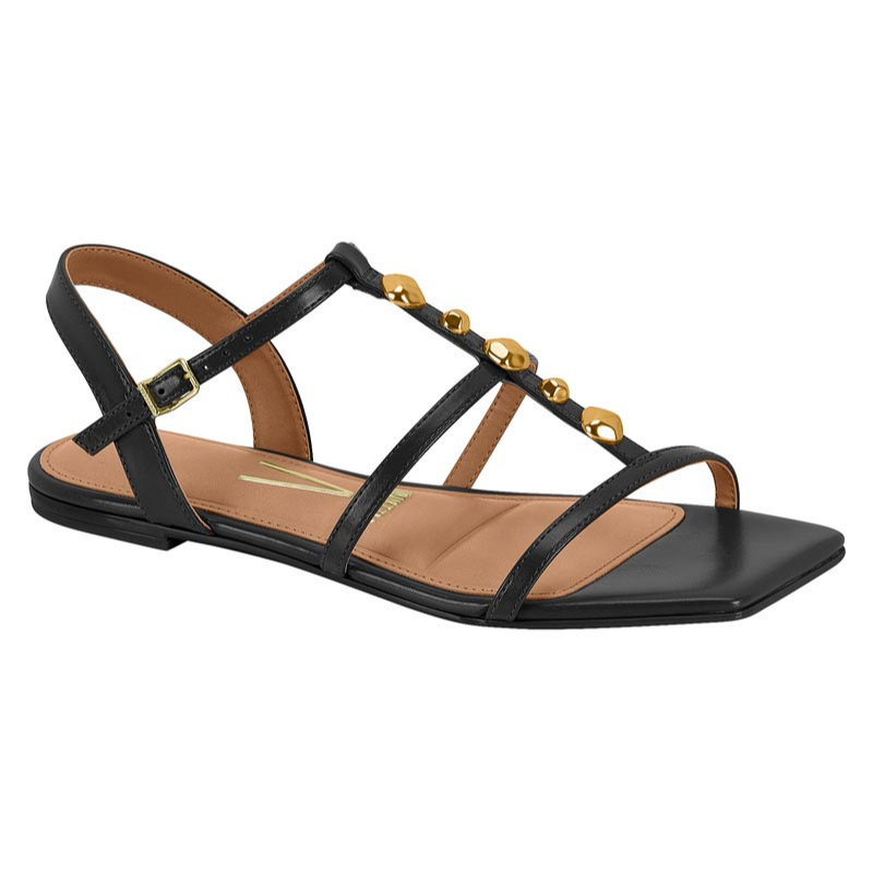 Gold Studs Strappy Sandals