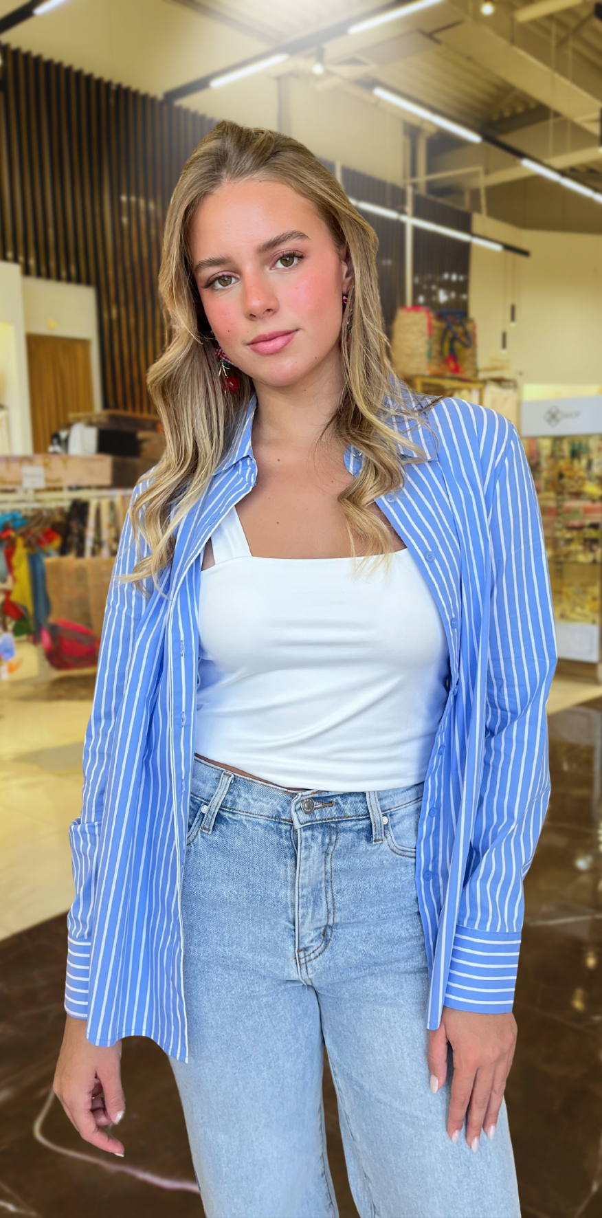 Blue Stripes Shirt